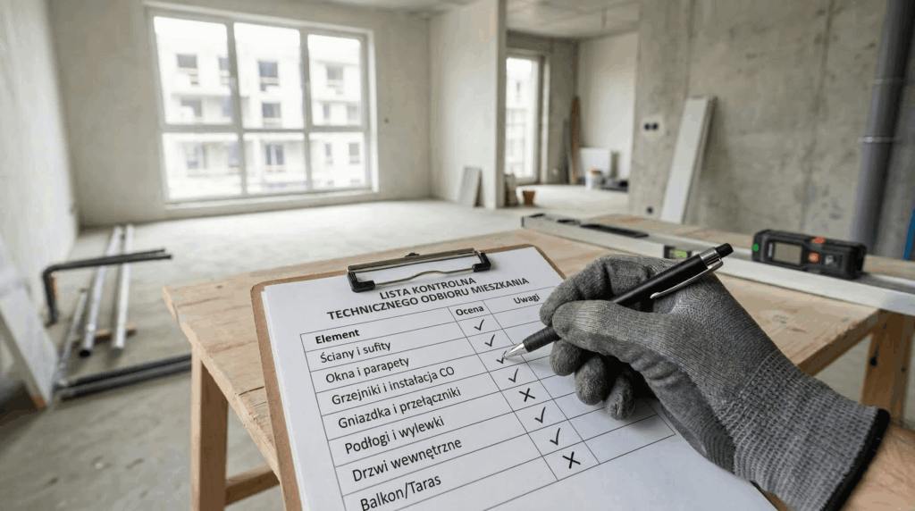 Odbiór techniczny mieszkania – lista kontrolna. Na co zwrócić uwagę przed podpisaniem protokołu?