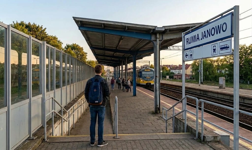 Mieszkanie na granicy Rumi Janowo i Gdyni. Dlaczego 800 metrów do stacji SKM zmienia wszystko?